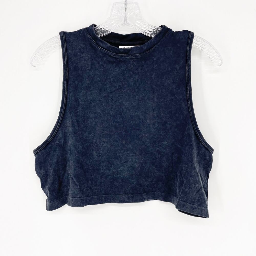 Forever 21 Gray Crop Tank Top Size Small